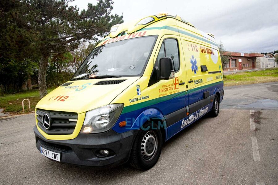 Muere un motorista en Torre de Juan Abad (Ciudad Real) al chocar con una ambulancia