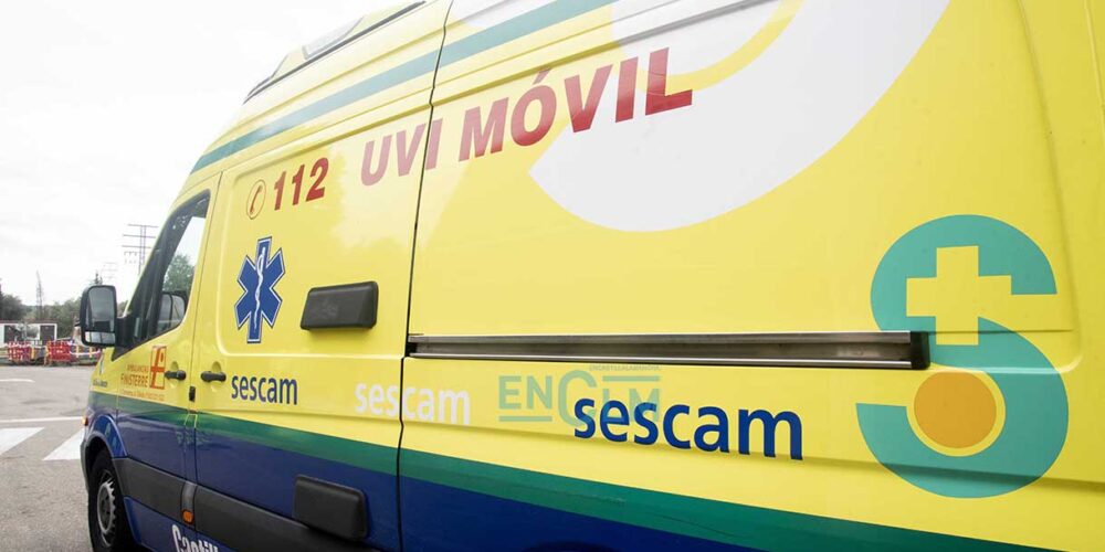 Ambulancias, UVI móvil del Sescam. Foto: Rebeca Arango.
