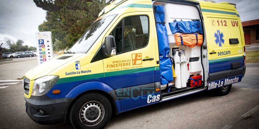 Ambulancias, UVI móvil del Sescam. Foto: Rebeca Arango.