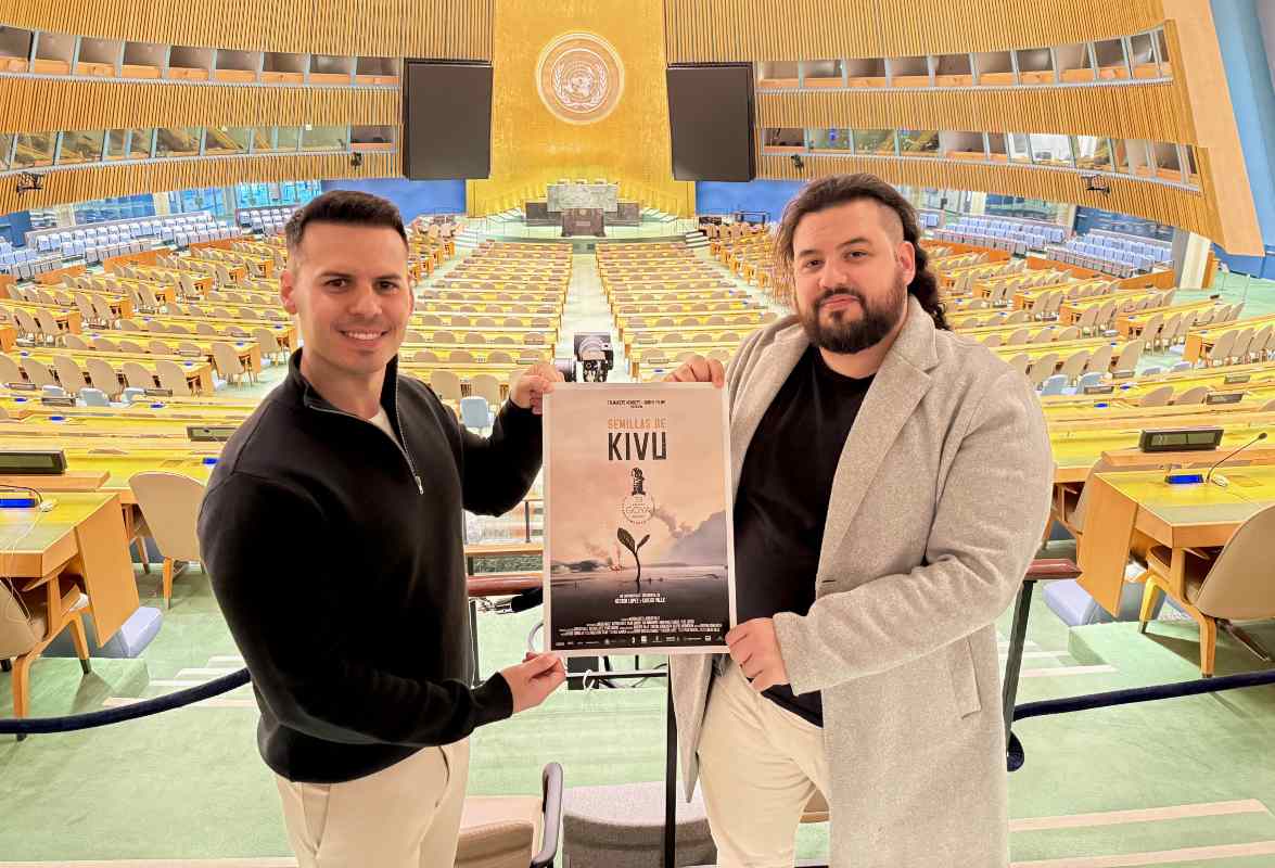 Carlos Valle (izquierda) y Néstor López.