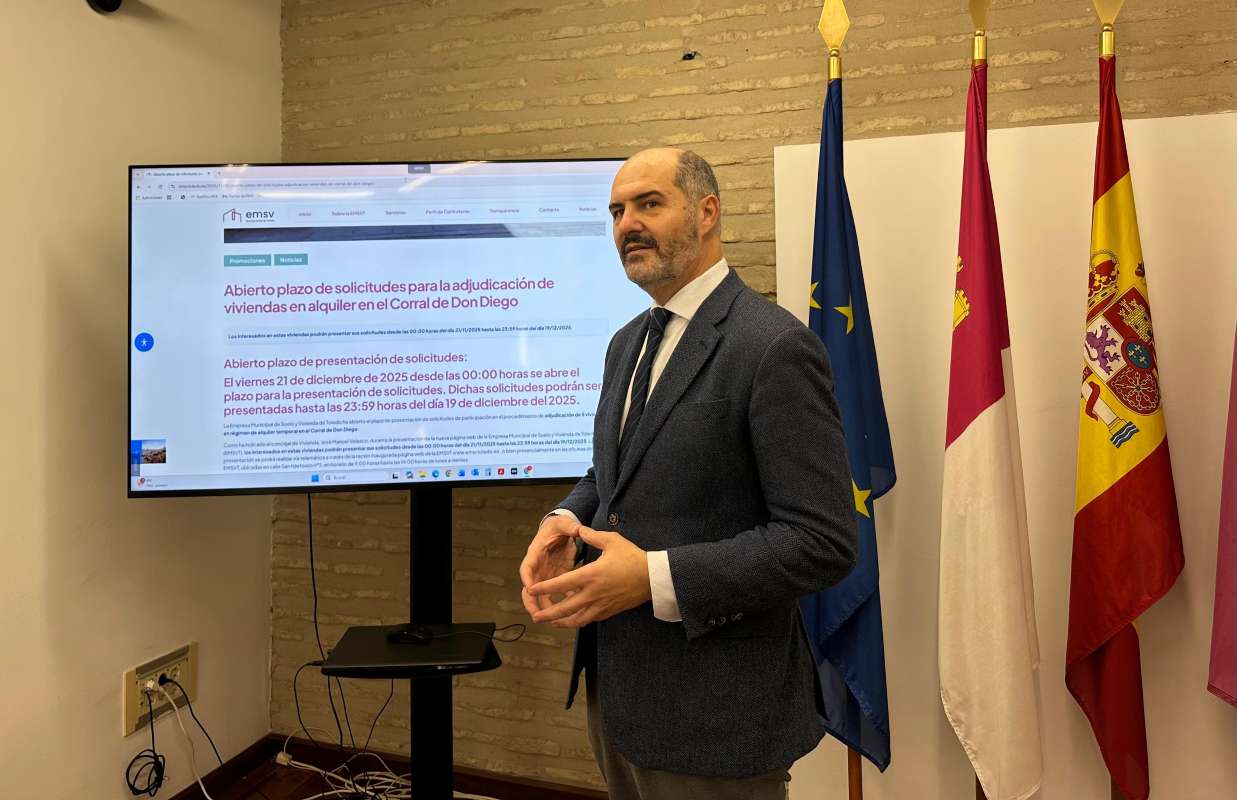 El concejal de Turismo, Vivienda y Relaciones con la UCLM, José Manuel Velasco.