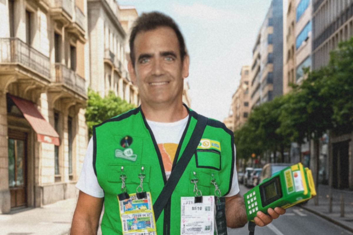 Mariano Pulgar, vendedor de la ONCE