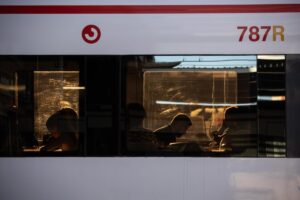 Viajeros Cercanías Foto: Alejandro Martínez Vélez - EP