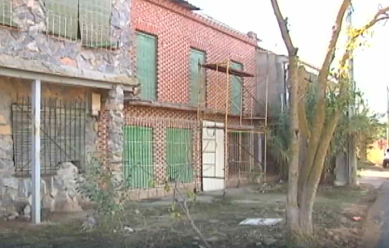 Imagen de la vivienda donde se encontraron los restos mortales en Villafranca (Toledo)