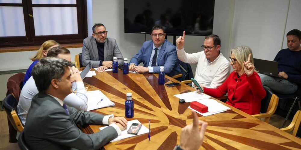 Comisión de Transportes del Ayuntamiento toledano. Foto: Vox.