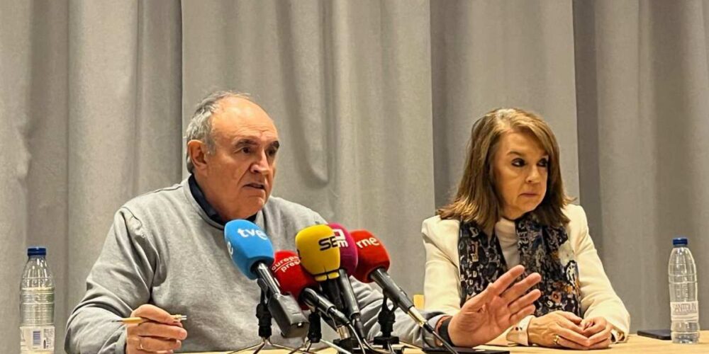 Foto de archivo del presidente y la vicepresidenta de Asaja, Jose María Fresneda y Blanca Corroto