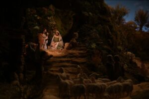 Belén monumental instalado en el Antiguo Casino de Ciudad Real