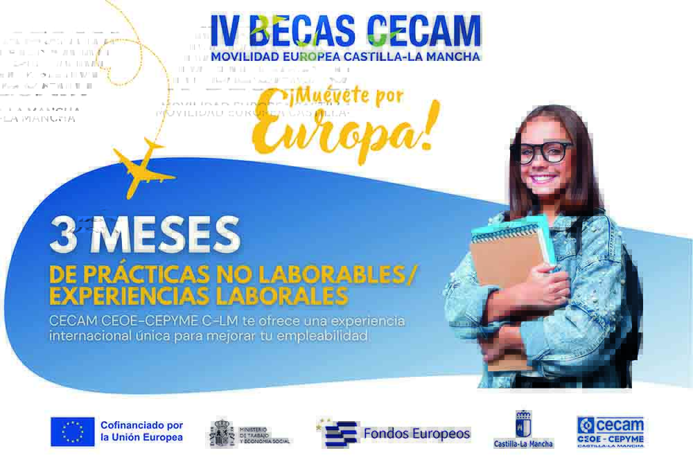 Cartel IV Becas Cecam