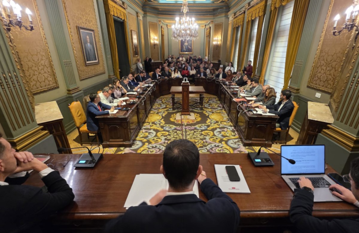 Sesión plenaria en la Diputación de Albacete