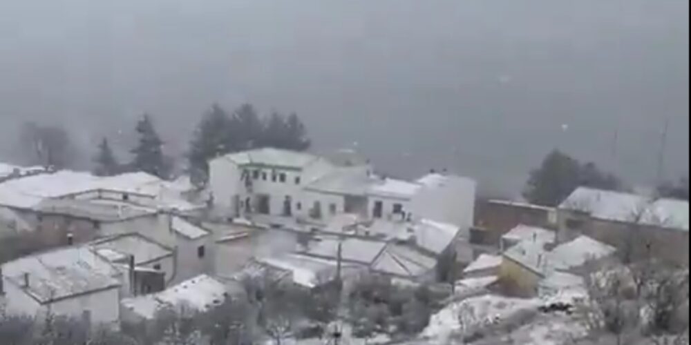 Nieve en Alcaraz (Albacete). Foto: ©Juanfran Torres