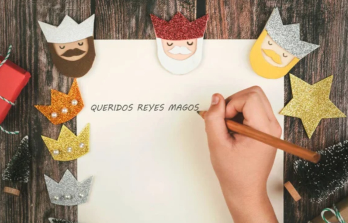 Carta para los Reyes Magos. Imagen de archivo