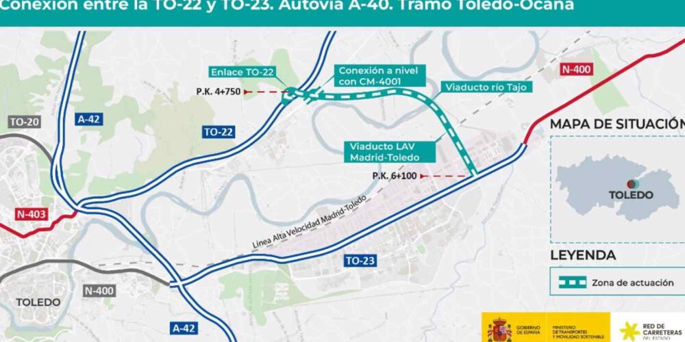 Viaducto entre el Polígono y Azucaica.
