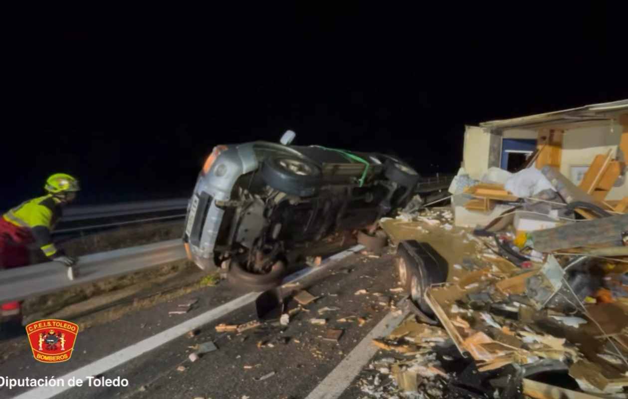 Accidente en la A-4, en Tembleque (Toledo).