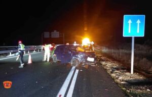 Accidente de tráfico en Calera y Chozas (Toledo)