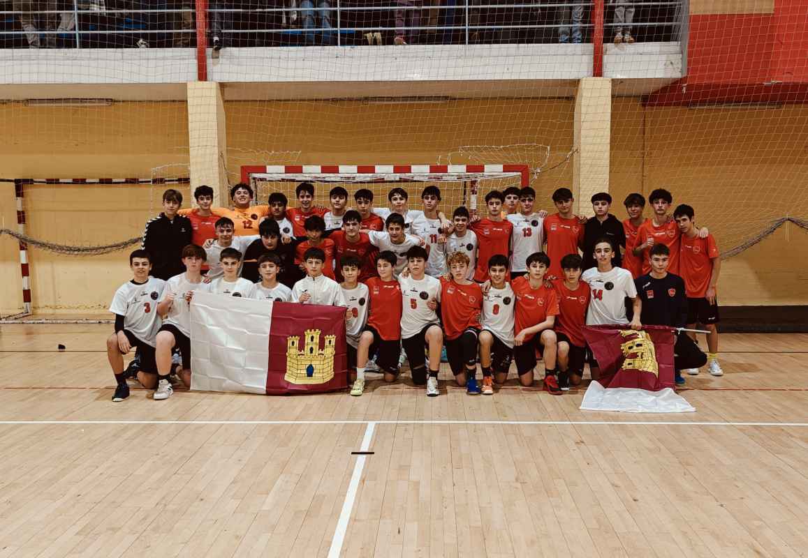 Selección infantil masculina de balonnmano.