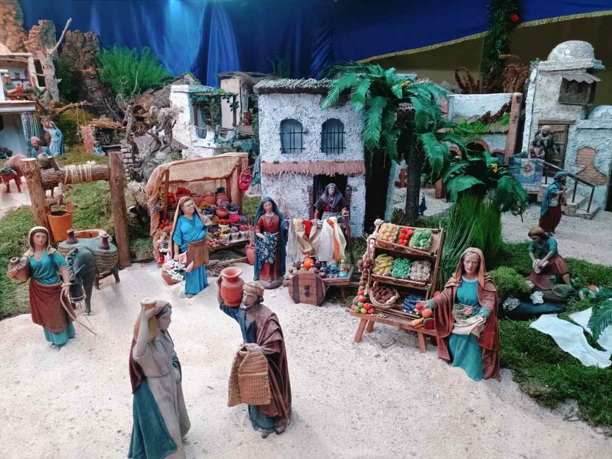 Imagen del Belén en Villalba del Rey.