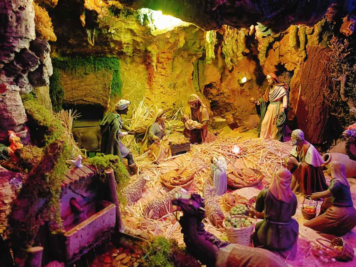 Imagen del Belén en Villalba del Rey.