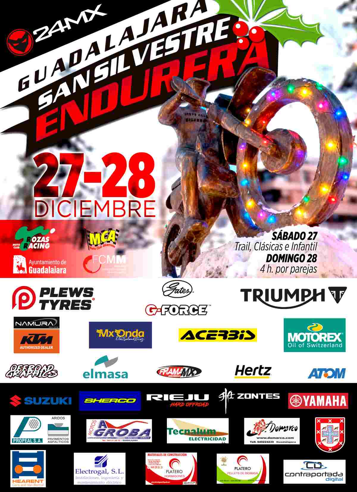 Cartel San Silvestre Endurera