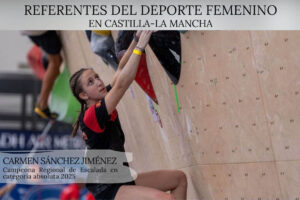 Carmen Sánchez Jiménez, campeona regional de escalada en bloque 2025