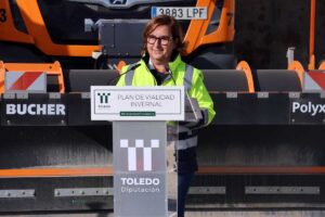 Concepción Cedillo presentó el Plan de Vialidad Invernal de la Diputación de Toledo.