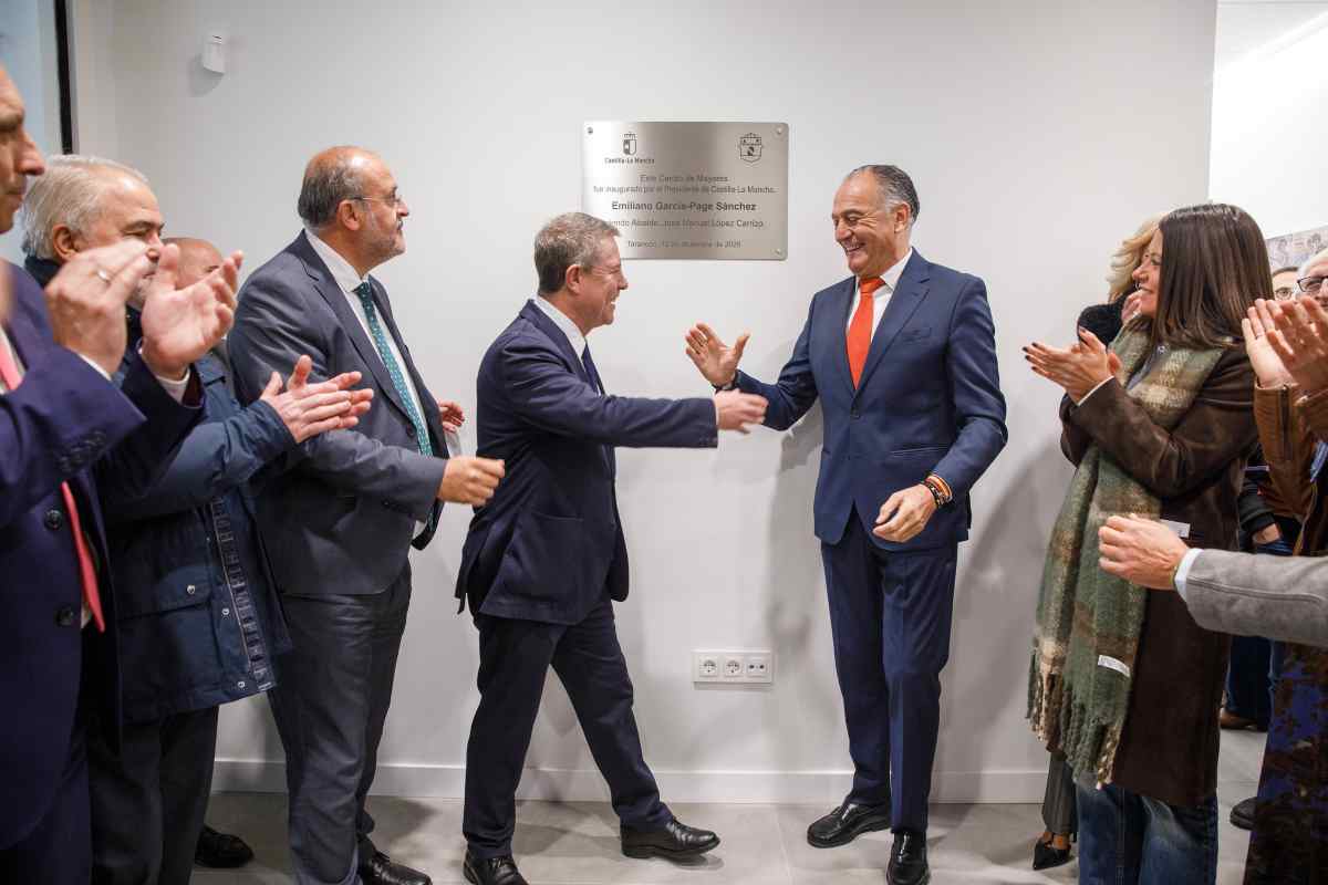 Inauguración del nuevo centro de mayores de Tarancón (Cuenca).