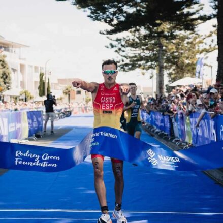 David Castro, tras ganar la Copa del Mundo de triatlón: "Todo salió a pedir de boca".