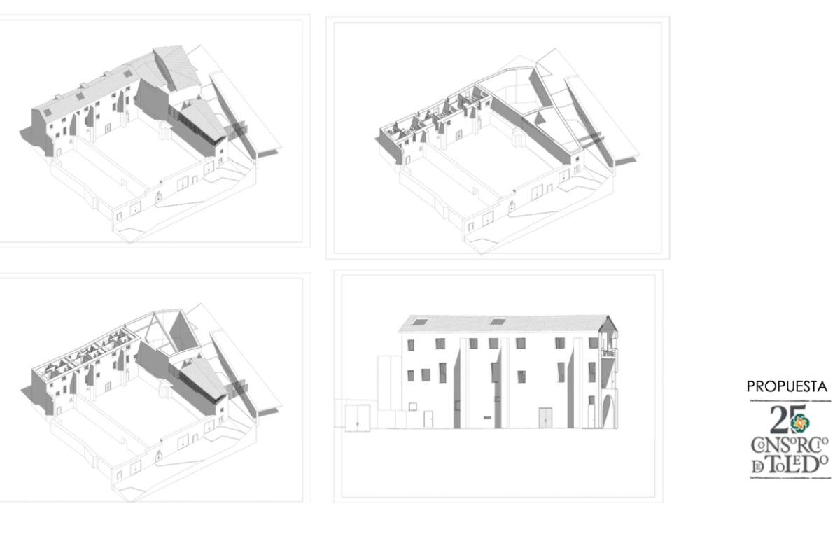 Proyecto de las viviendas de la calle Alamillos, en Toledo