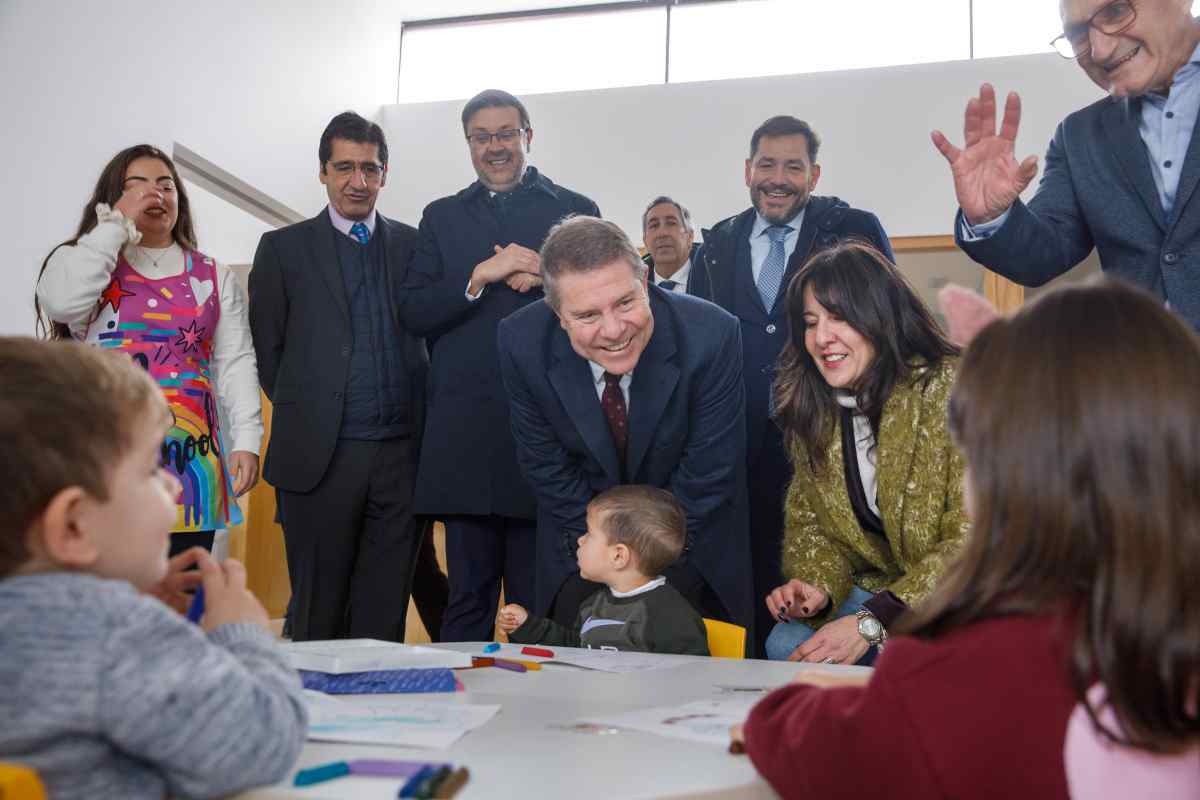 Inauguración de la escuela infantil de Corral de Calatrava (Ciudad Real).