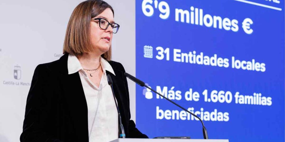 Esther Padilla, consejera portavoz del Gobierno de Castilla-La Mancha.