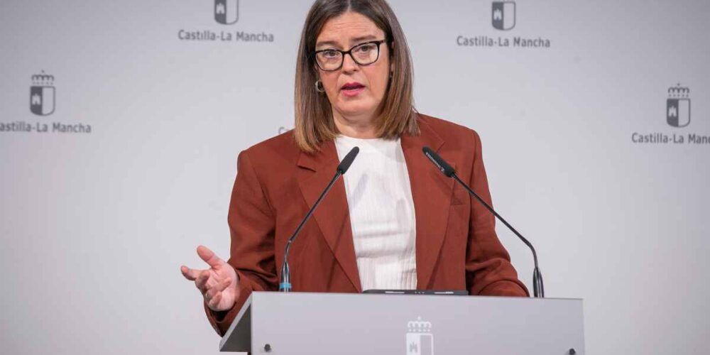 La consejera portavoz del Gobierno de Castilla-La Mancha, Esther Padilla.