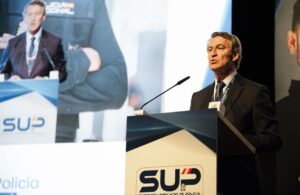 Feijóo estuvo en Toledo, en el Congreso Nacional del Sindicato Unificado de Policía.