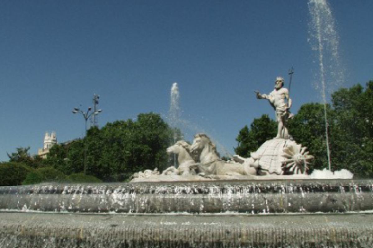 Fuente de Neptuno, en Madrid