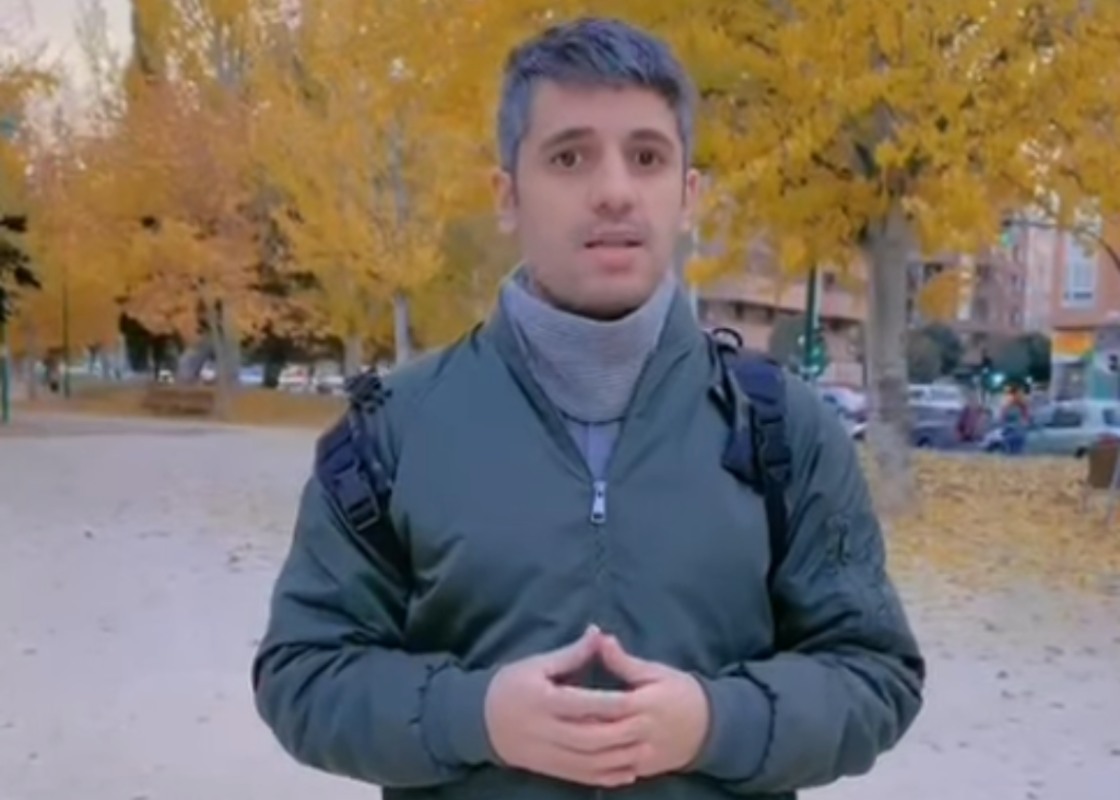 Muayad (Moaid), vecino de Albacete desde hace cinco años, quien huyó de la Franja de Gaza junto a su esposa