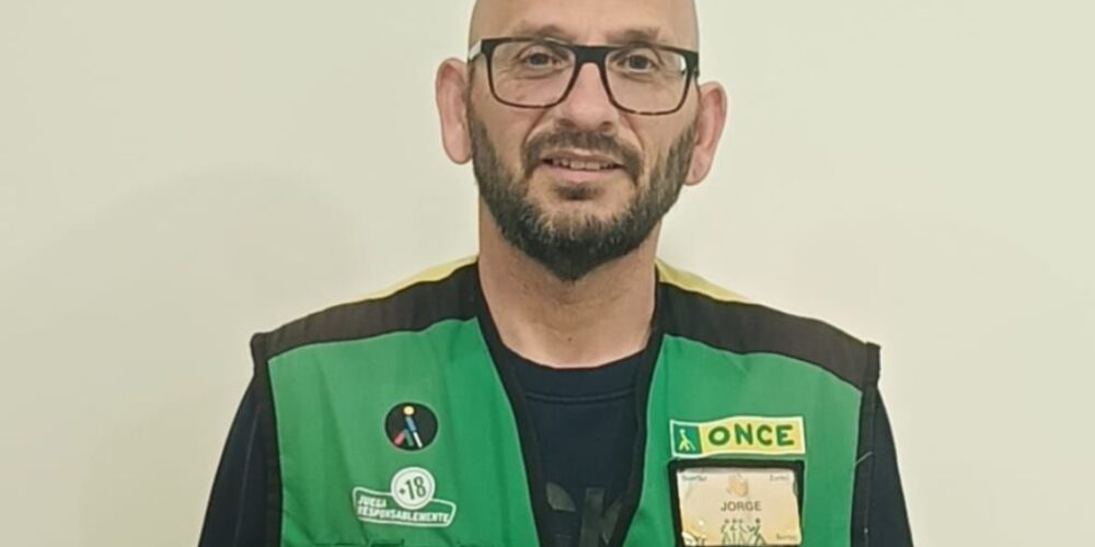 Jorge Fernández Nombela, vendedor de la ONCE