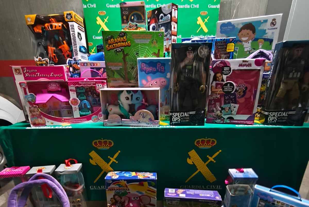 Juguetes recuperados en Alovera.
