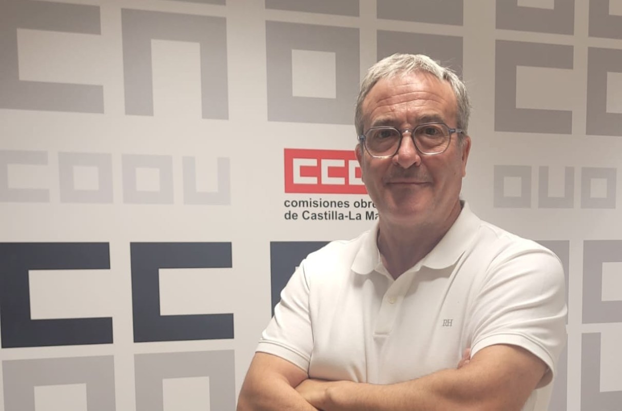 Ángel León, secretario de Acción Sindical de CCOO CLM.