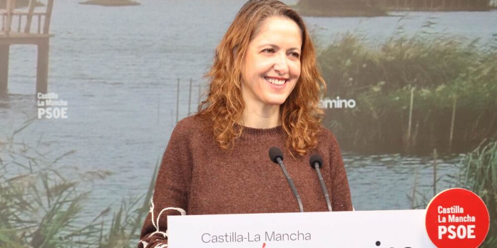 La portavoz del PSOE de Castilla-La Mancha, Cristina Maestre.