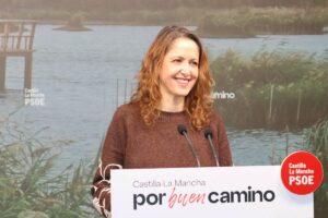 La portavoz del PSOE de Castilla-La Mancha, Cristina Maestre.