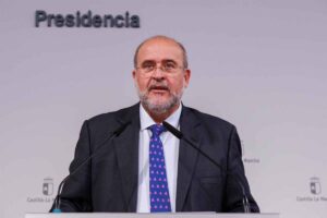 El vicepresidente de Castilla-La Mancha, José Luis Martínez Guijarro.