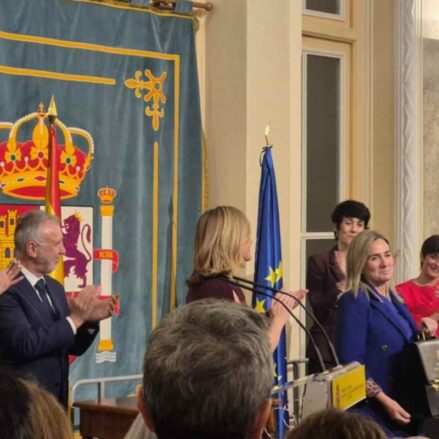 Milagros Tolón, exalcaldesa de Toledo y hasta este mes de dicimbre delegada del Gobierno en Castilla-La Mancha, recibe la cartera de Educación, Formación Profesional y Deportes, tras ser nombrada por Pedro Sánchez.