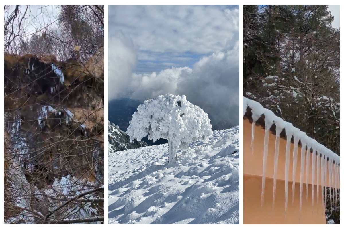 Imágenes de la cuenta de X de @MeteoHellin.