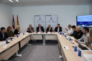 Junta de Seguridad Extraordinaria celebrada hoy en el propio Hospital Universitario de Cuenca.