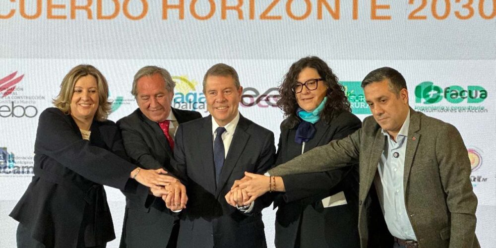 Firma del pacto 'Horizonte 2030'.