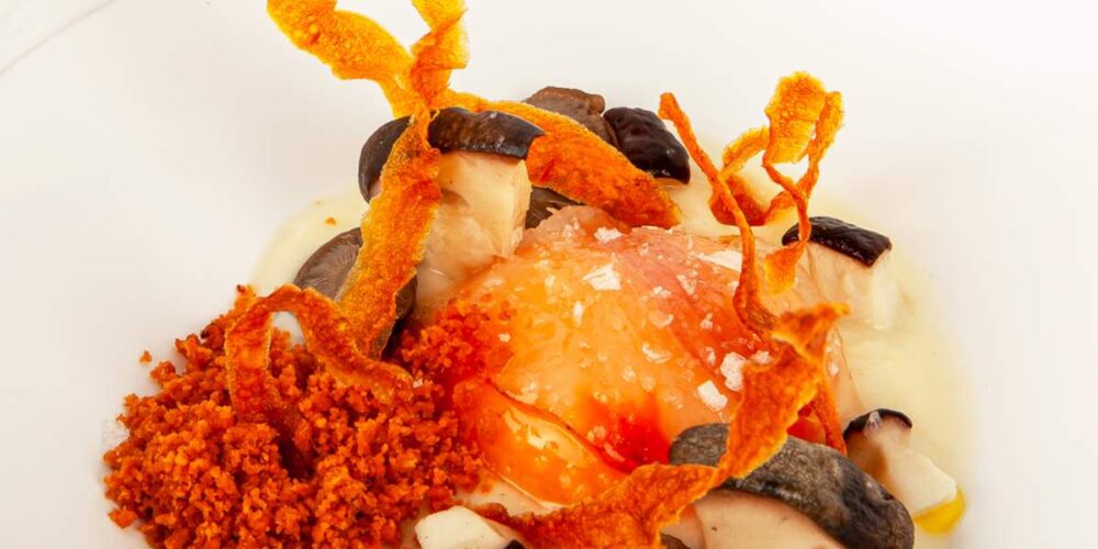 Un plato del restaurante El Doncel, en Sigüenza, Guadalajara. Foto: Restaurante El Doncel