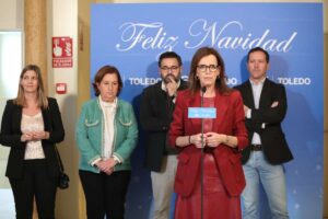 Carmen Fúnez asistió a la comida de Navidad del PP de Toledo.