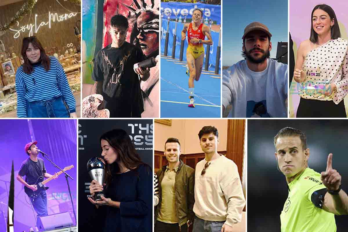 Algunos de los Premios Talento Joven 2025 