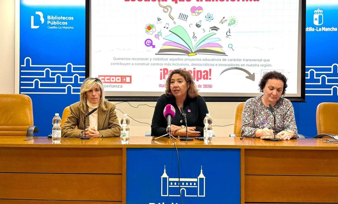 Presentación de los Premios Enseñanza C-LM a la Educación Inclusiva y Transformadora de CCOO.