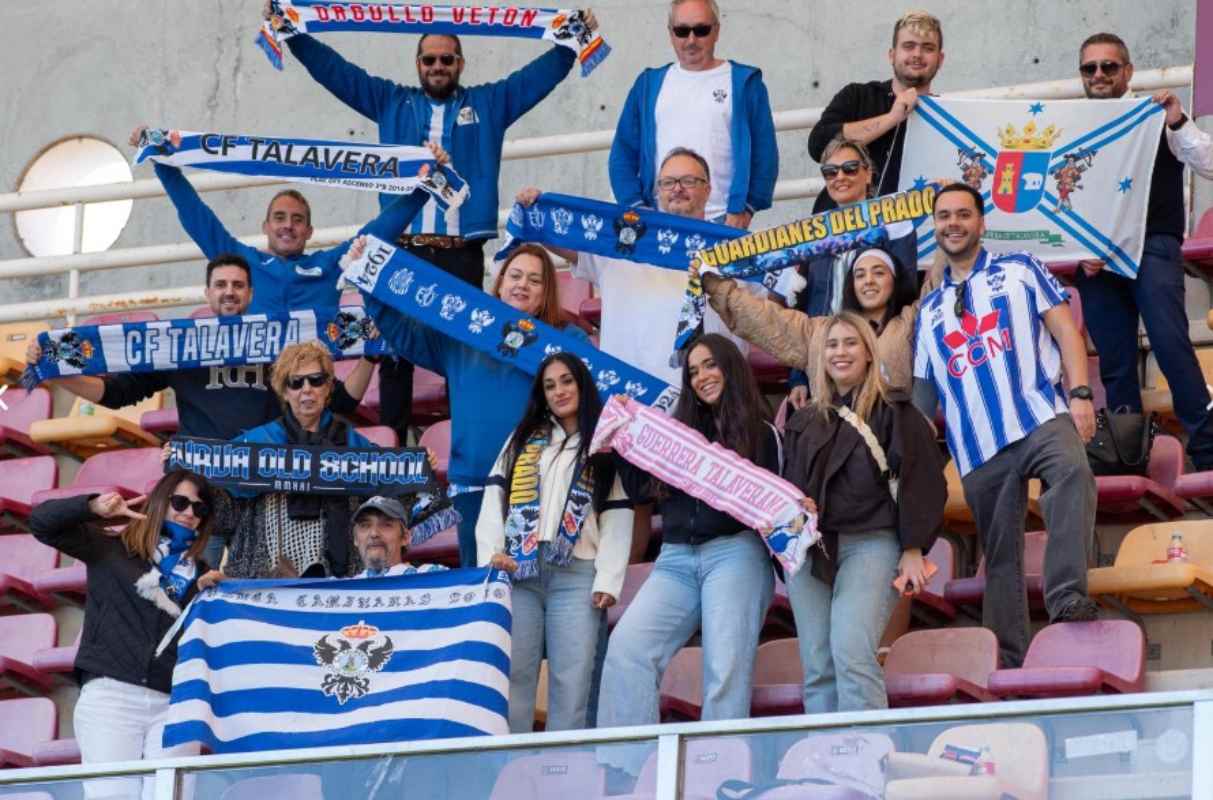 Máxima expectación entre la afición del Talavera. Foto: CF Talavera.