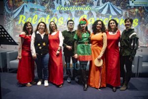 Miembros del grupo de teatro El Corral de Céfiro. Foto: Rebeca Arango.