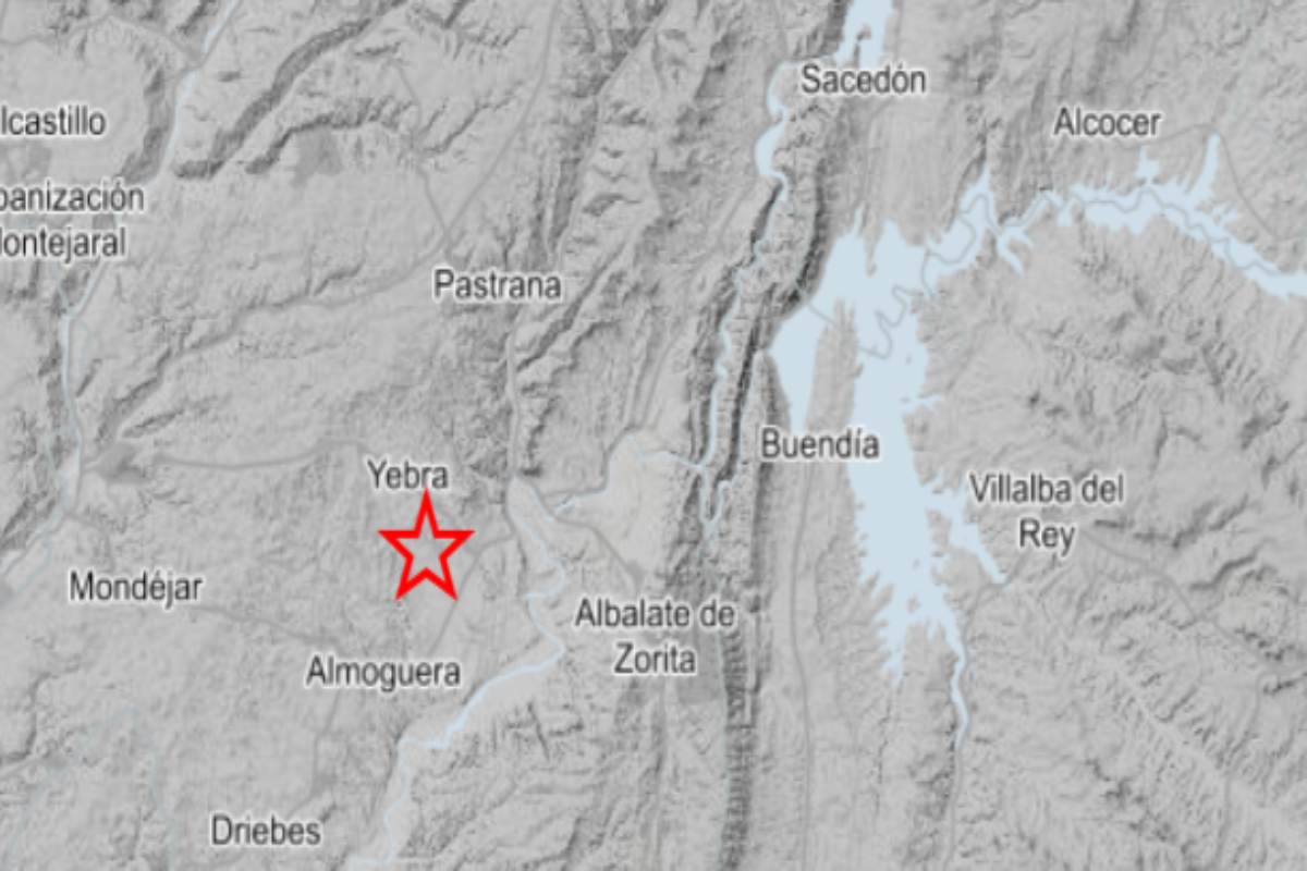 La localidad guadalajareña de Yebra ha sido este sábado epicentro de un terremoto de magnitud 3,1,